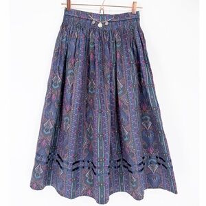 Cotton German Dirndl Skirt Original Alpen Trachten